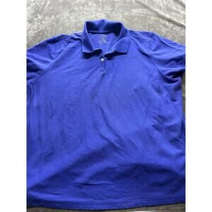 L.L.‎ Bean Polo Shirt Plus Size 3X Relaxed Blue Women's